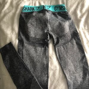 Gymshark Teal band original style flex leggings